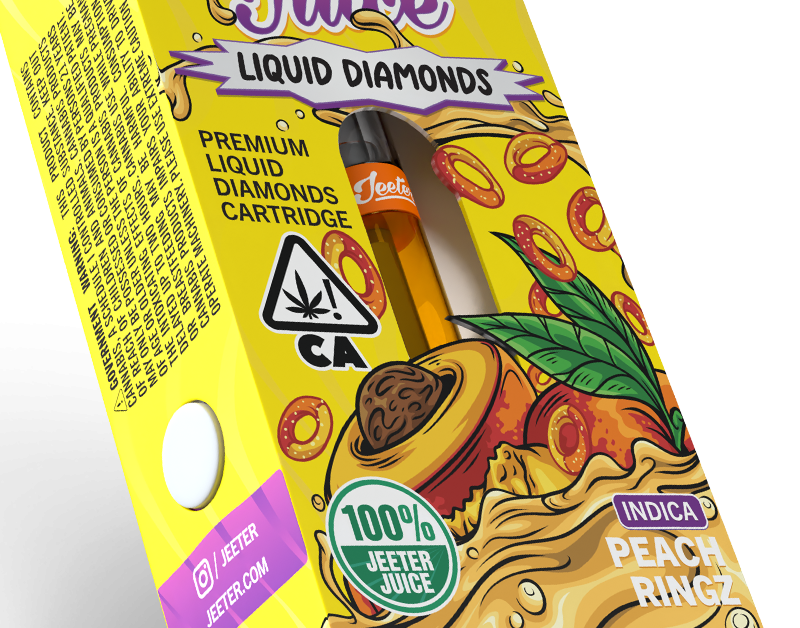 JEETER JUICE PEACH RINGZ – Liquid Diamonds Cartridge